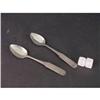 Image 1 : Willard Coin Silver Teaspoons