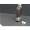 Image 1 : Gorham Sterling Victorian Flask 1/2 Pint