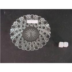 Brilliant Cut Glass Ice Cream Plates