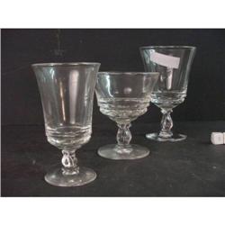 Pressed Glass 1930s Goblets