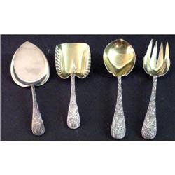 Tiffany Sterling Antique Salad Set