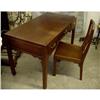Image 1 : Teak Desk & Chair