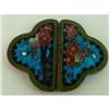 Image 1 : 1920s Cloisonne Belt Buckle