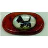 Image 1 : 1920s Amber Bakelite Scotty Dog Pin