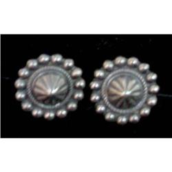 American Indian Silver Earrings