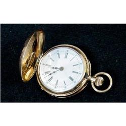 Swiss Hunting Case Pocket Watch