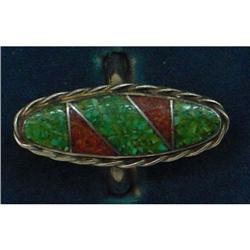 American Indian Turquoise Ring 50s