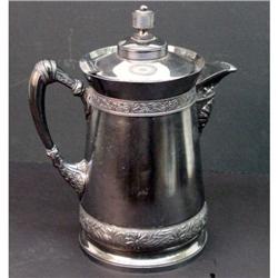 Meriden Plated Victorian Beverage Pot