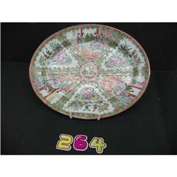 Rose Medallion Oval Meat Platter