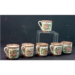 Rose Medallion Cups Chinese
