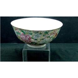 Oriental Floral Rice Bowl