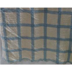 Blue & White Bed Covering Block