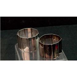 800 Silver Napkin Rings