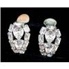 Image 1 : Eisenberg Rhinestone Earrings 50s