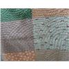 Image 1 : Large Block Quilt Green & Fan Quilting