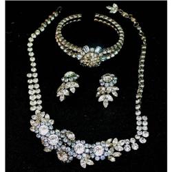 Ornate 50s Rhinestone Ensemble