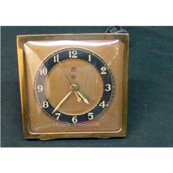 Retro GE Electric Brass Case Clock