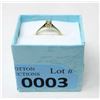 Image 2 : New 10 KT Gold .28 CT Champagne Diamond Ring