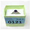 Image 2 : Amethyst & Diamond Solitaire Ring