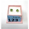 Image 2 : New Sterling Silver Green Peridot Earrings