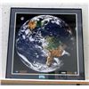 Image 1 : 1997 Framed NASA Hurricane Linda Print - 28" x