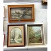 Image 1 : 1 Oil on Board Painting & 2 Framed Prints