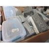 Image 1 : 10 Packages of Plastic Bins, Baskets & Trays