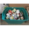 Image 1 : Tote of 60 Assorted Dented Canned Food