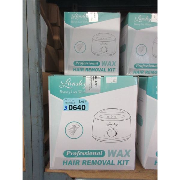 3 Lansley Professional Wax Hair Removal Kits