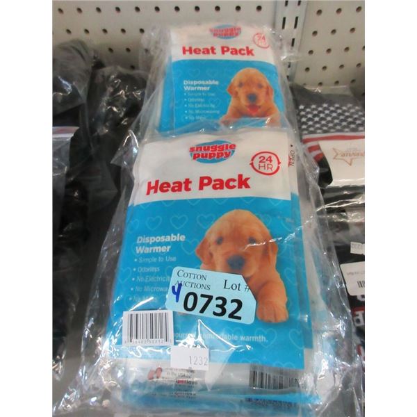 4 Packs of 12 Snuggle Puppy Disposable Warmers