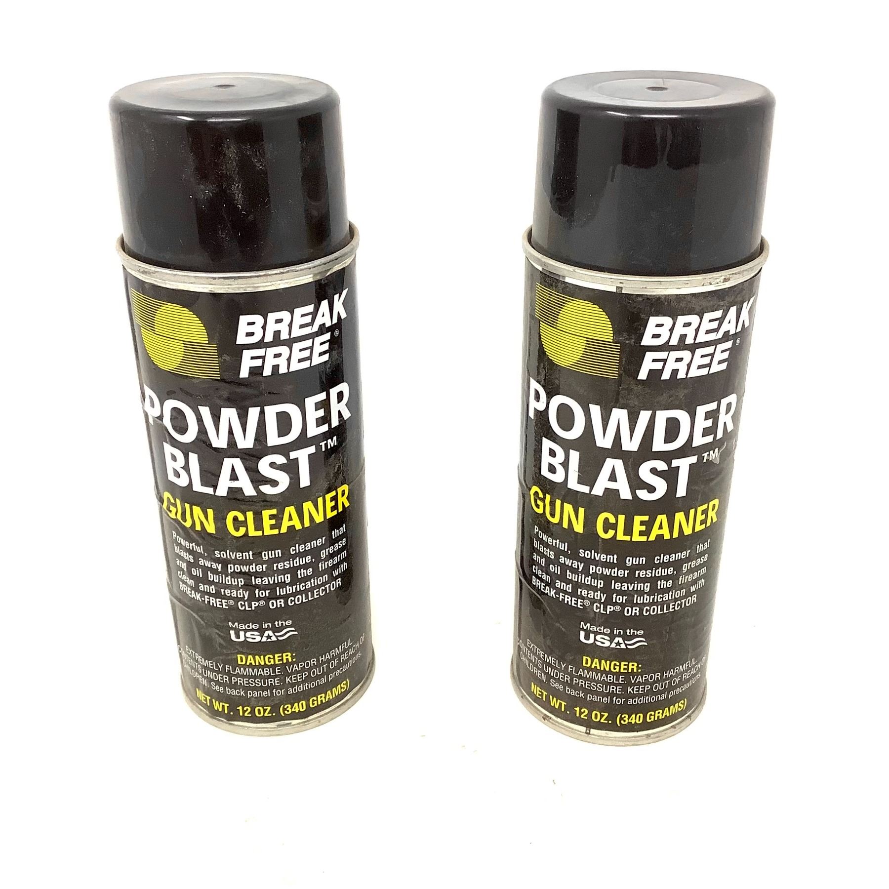 Break Free Powder Blast Gun Cleaner, 12 Oz x 2