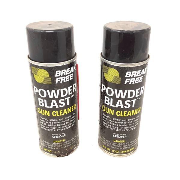 Break Free Powder Blast Gun Cleaner, 12 Oz x 2