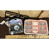 Image 1 : LOT OF 3 - PLANTER HANGERS, MASTERCRAFT DOOR LOCK KIT, AND SCREW ORGANIZER WITH CONTENTS