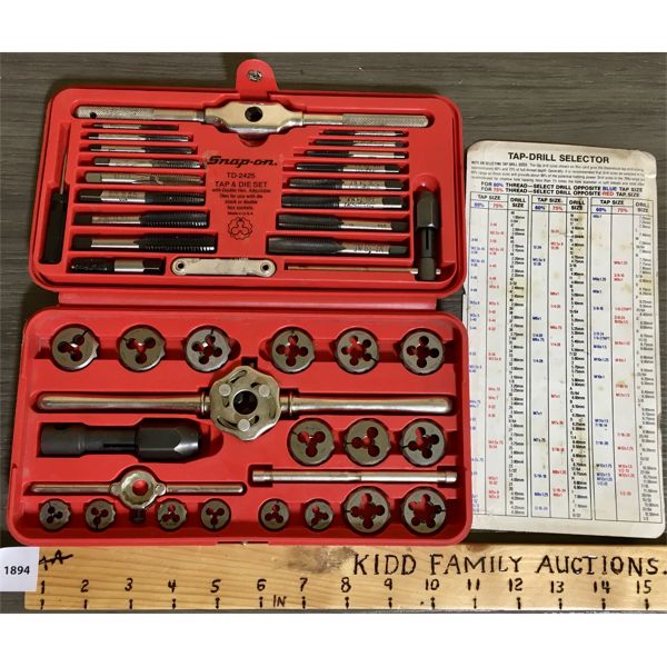 SNAPON TAP AND DIE SET
