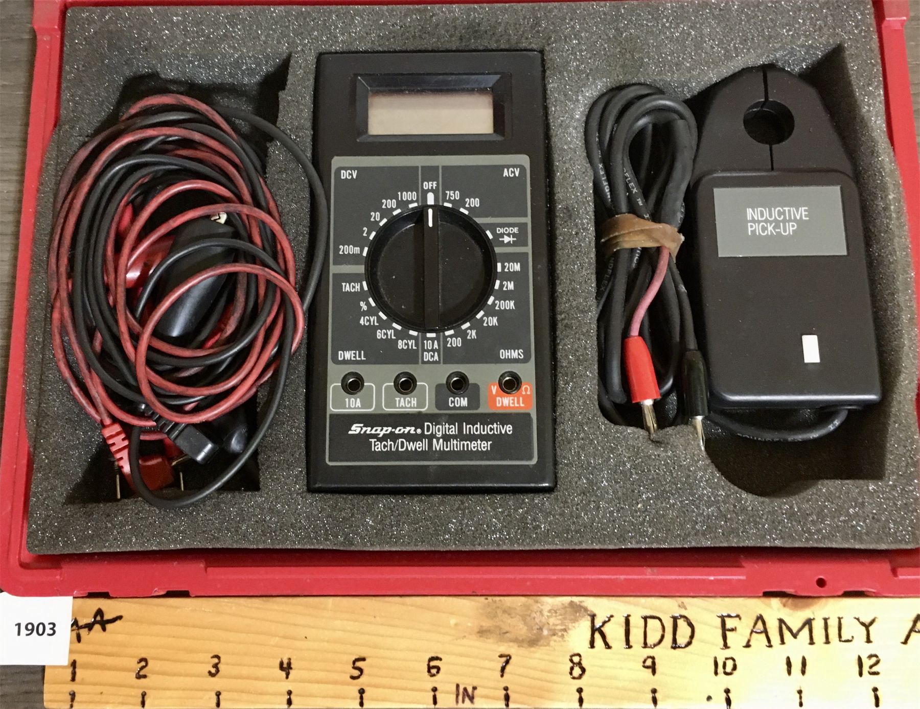 SNAP-ON DIGITAL INDUCTIVE TACH/DWELL MULTIMETER