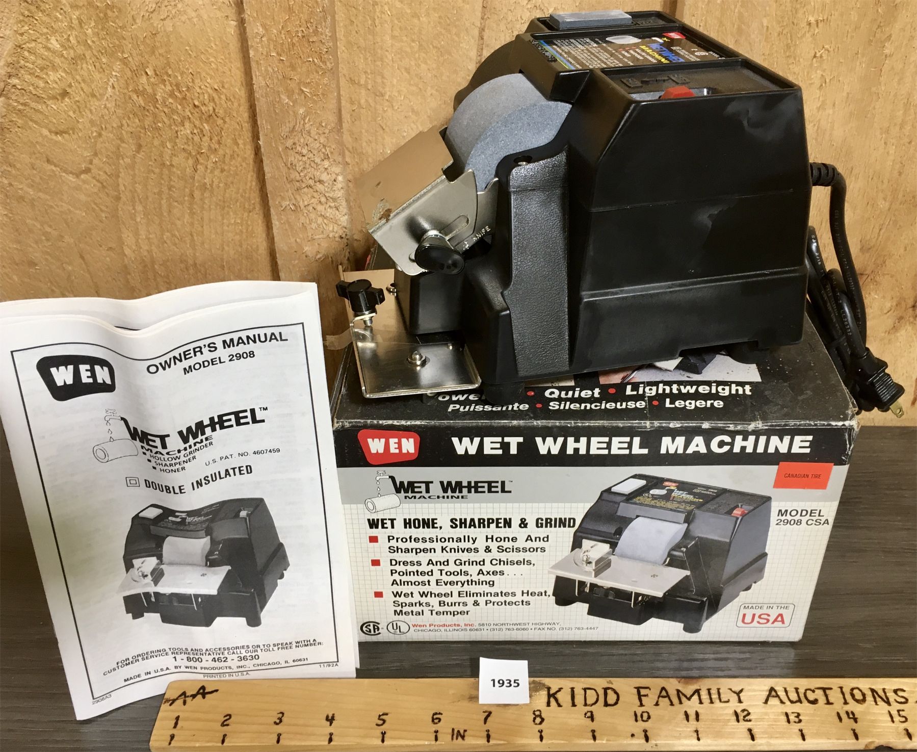 WEN WET WHEEL MACHINE AS NEW