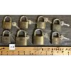 Image 1 : LOT OF 8 - PADLOCKS WITH KEYS