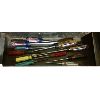 Image 2 : JOB LOT - TOOLBOX WITH CONTENTS - MISC WRENCHES, SCREWDRIVERS, ETC. 