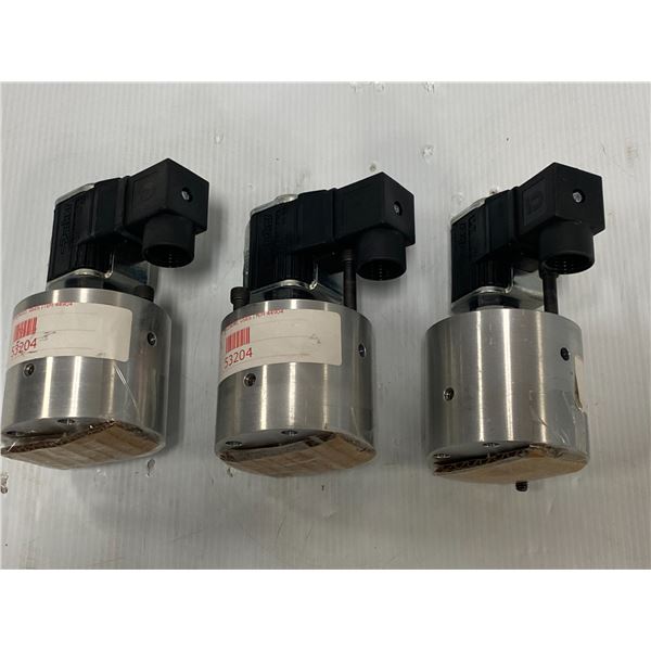 (3) Parker #4234C78G01 Solenoid Valves