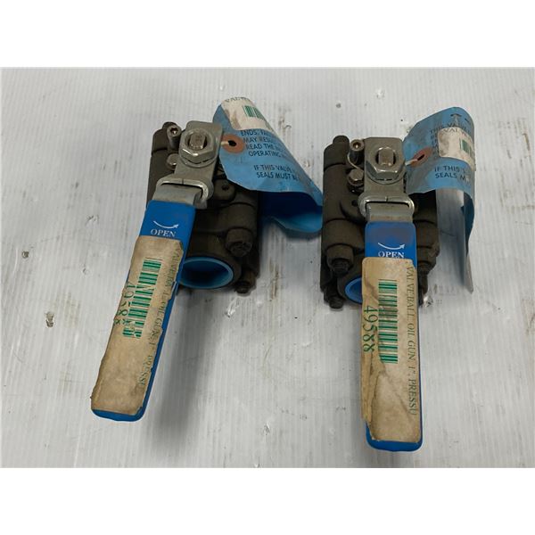 (2) Jamesbury #4CB-2236XTB1 Ball Valves