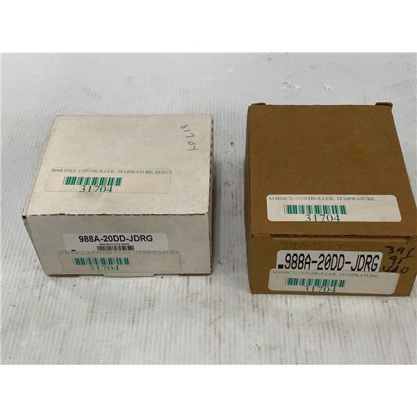 (2) Watlow #988A-20DD-JDRG Process Controllers