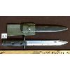 Image 1 : BRITISH L1A3 BAYONET WITH SCABBARD AND FROG