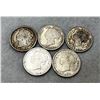 Image 2 : 1892 - 1896 - 1898 - 1899 with small 9 - 1899 with large 9 - 10 cents