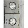 Image 2 : 1945, 1946, 5 x 1947, 2 x 1948 - 25 cents
