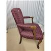 Image 2 : Burgundy Accent Arm Chair