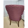 Image 3 : Burgundy Accent Arm Chair