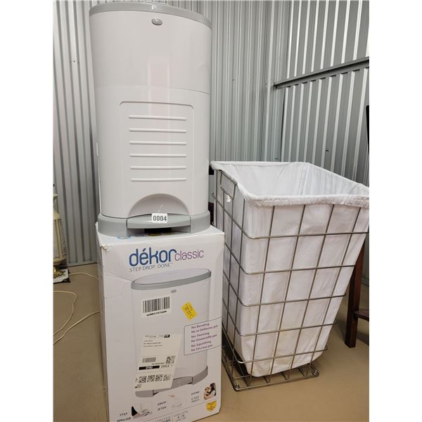 Dekor Classic Diaper Garbage Can & Laundry Basket