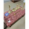 Image 2 : Ottoman - Magazine Rack - Georgetown Solid Brass Candles Sticks & Snuffer