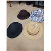 Image 1 : Four Women's Hats - Kates Canada - 100% Wool Hats x2 & Fedora