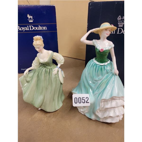 Royal Doulton Fair Lady hn 2193 & Emily hn 4093